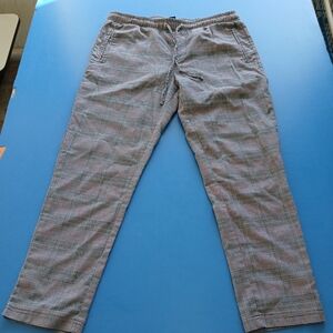 Forever 21 Men's Gray Checkered Joggers